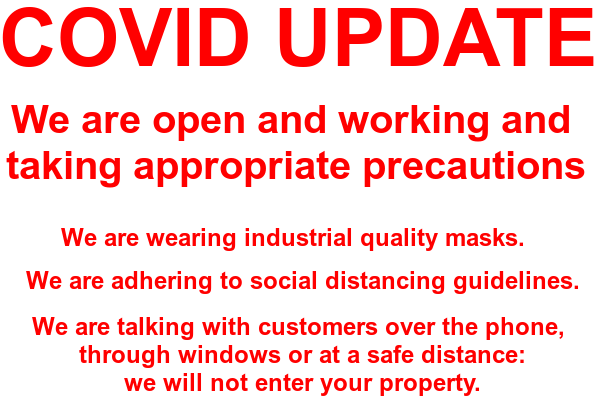 Covid Update - We are working with precautions